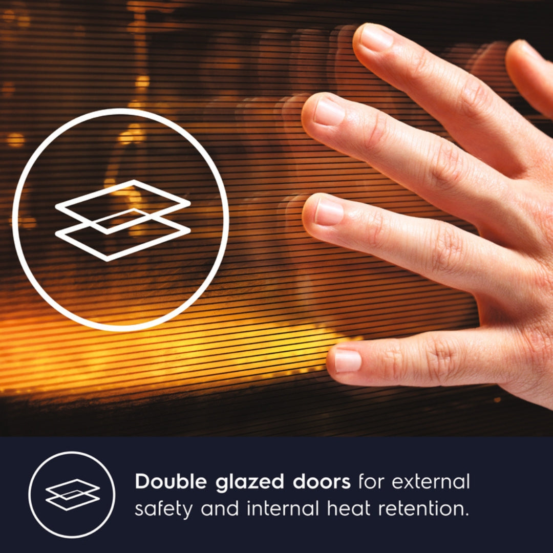 Electrolux Built In Oven UltimateTaste 300 KOHLH00KA + Electrolux Built-In Microwave UltimateTaste 500 EMSB25XG