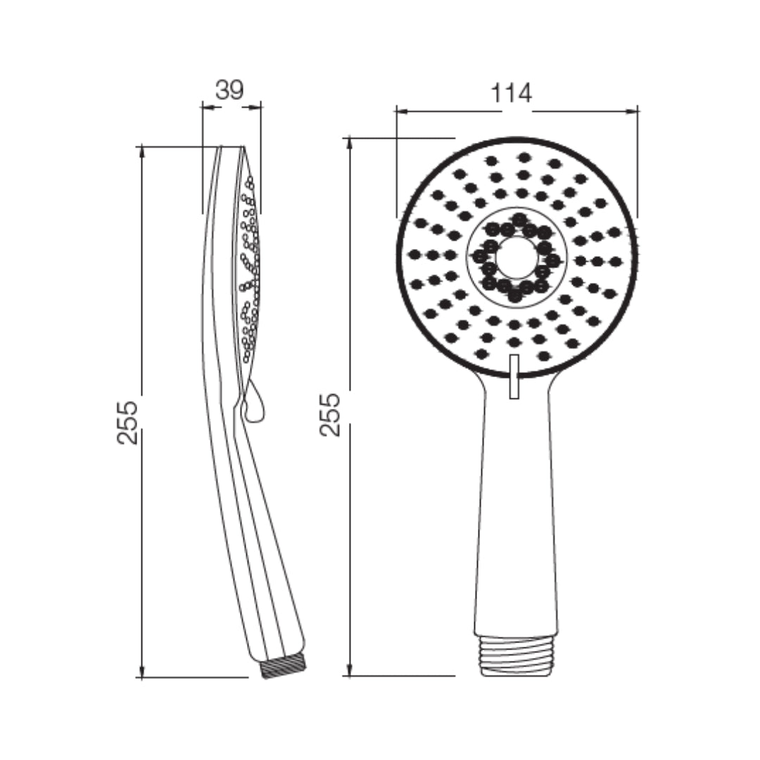 Parryware Multi Flow Hand Shower T9858A1 - Chrome