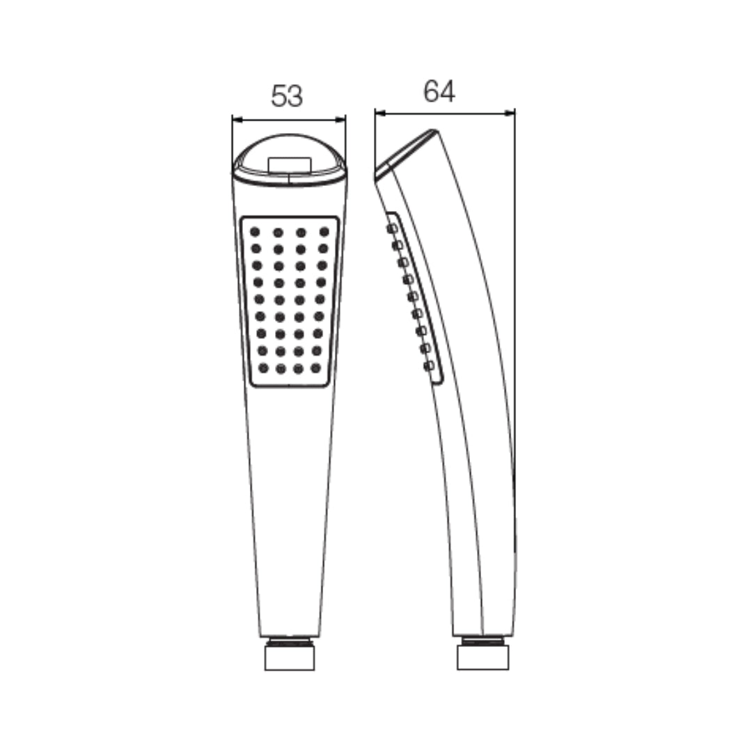 Parryware Single Flow Hand Shower T9873A1 - Chrome