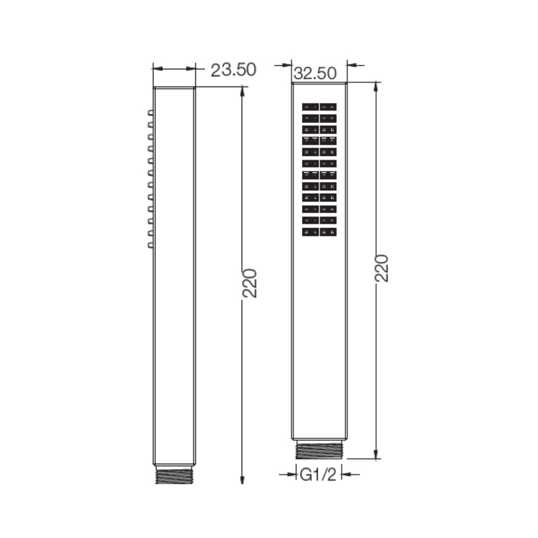 Parryware Single Flow Hand Shower T9946A1 - Chrome