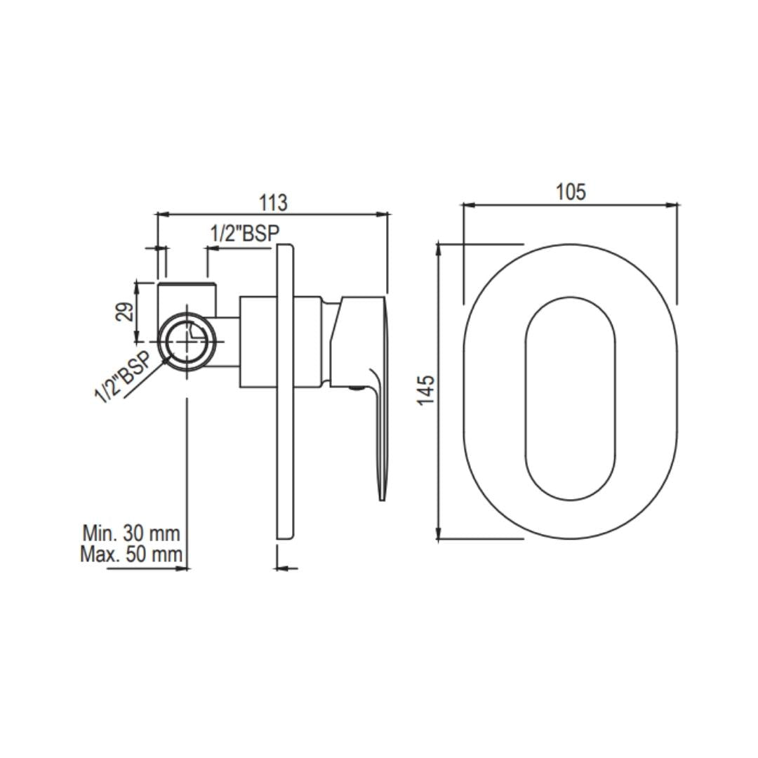 Jaquar 1 Way Diverter Opal Prime OPP-ACR-15227KPM Normal Flow - Antique Copper Finish