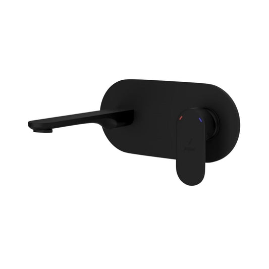 Jaquar Wall Mounted Basin Mixer Opal Prime OPP-BLM-15233NKPM - Black Matt