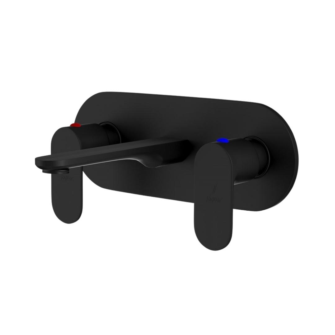 Jaquar Wall Mounted Basin Mixer Opal Prime OPP-BLM-15433PM - Black Matt