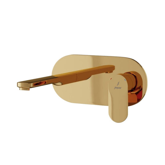 Jaquar Wall Mounted Basin Mixer Opal Prime OPP-GBP-15233NKPM - Gold Bright PVD