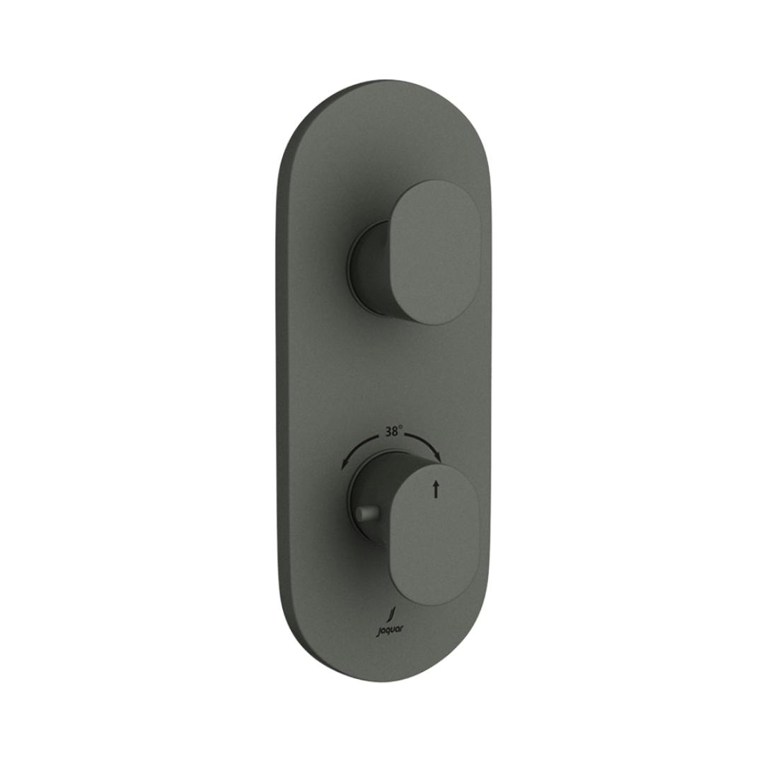 Jaquar 1 Way Thermostatic Diverter Opal Prime OPP-GRF-15661PM Normal Flow - Graphite Finish
