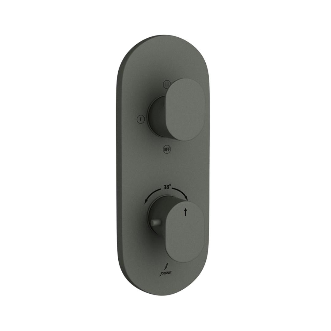 Jaquar 3 Way Thermostatic Diverter Opal Prime OPP-GRF-15683PM Normal Flow - Graphite Finish