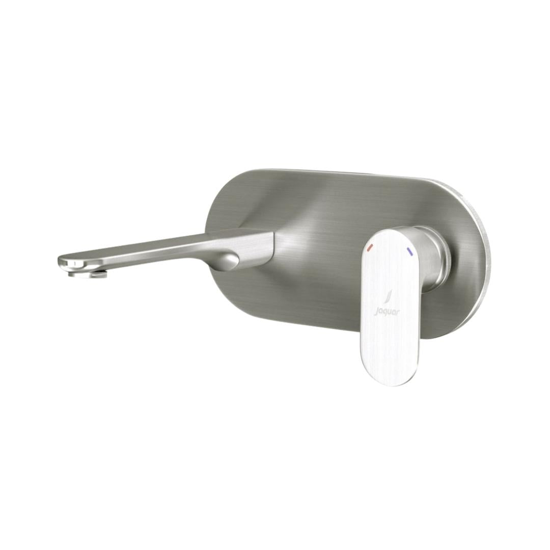 Jaquar Wall Mounted Basin Mixer Opal Prime OPP-SSF-15233NKPM - Stainless Steel