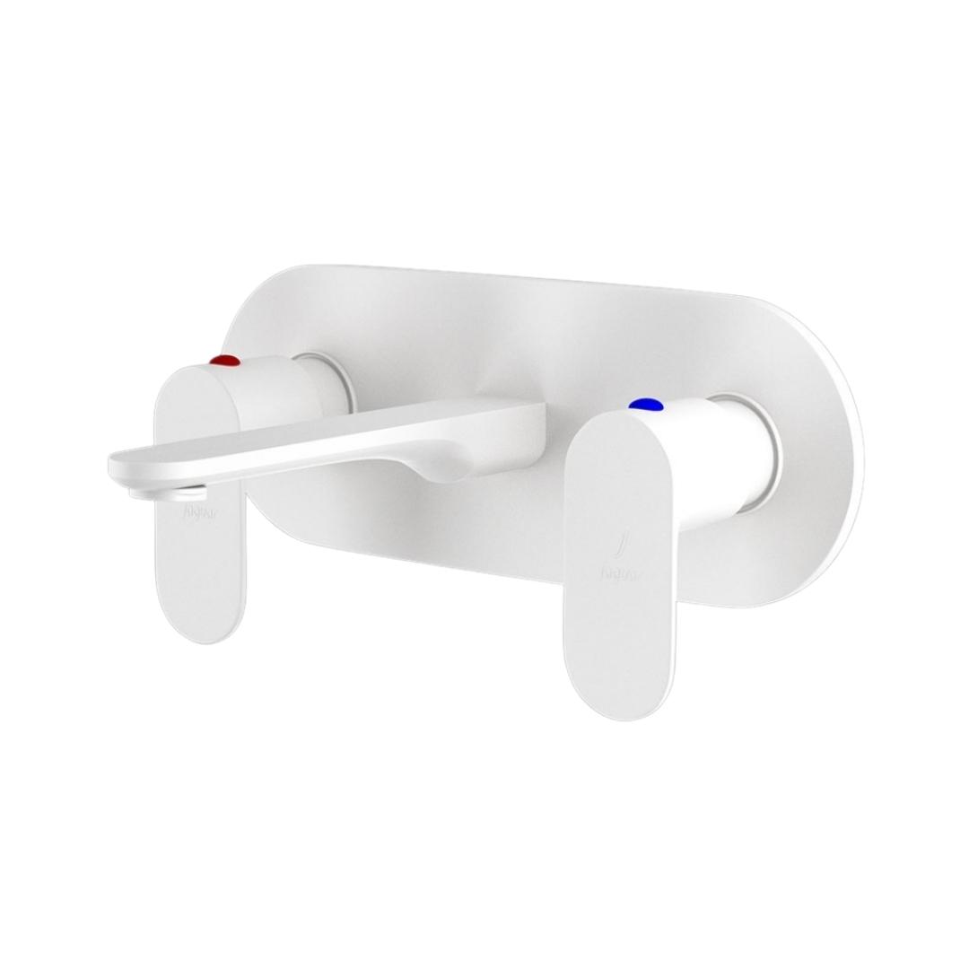 Jaquar Wall Mounted Basin Mixer Opal Prime OPP-WHM-15433PM - White Matt