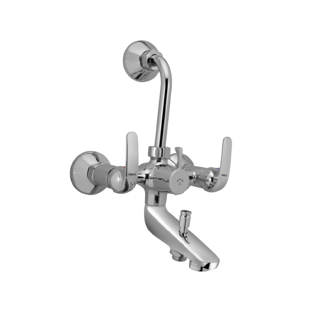 Essco 3 Way Wall Mixer Orbit ORB-CHR-105281 - Chrome Finish