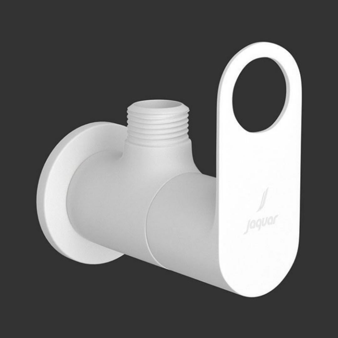 Jaquar Basin Area Angle Valve Ornamix Prime ORP-WHM-10053PM - White Matt