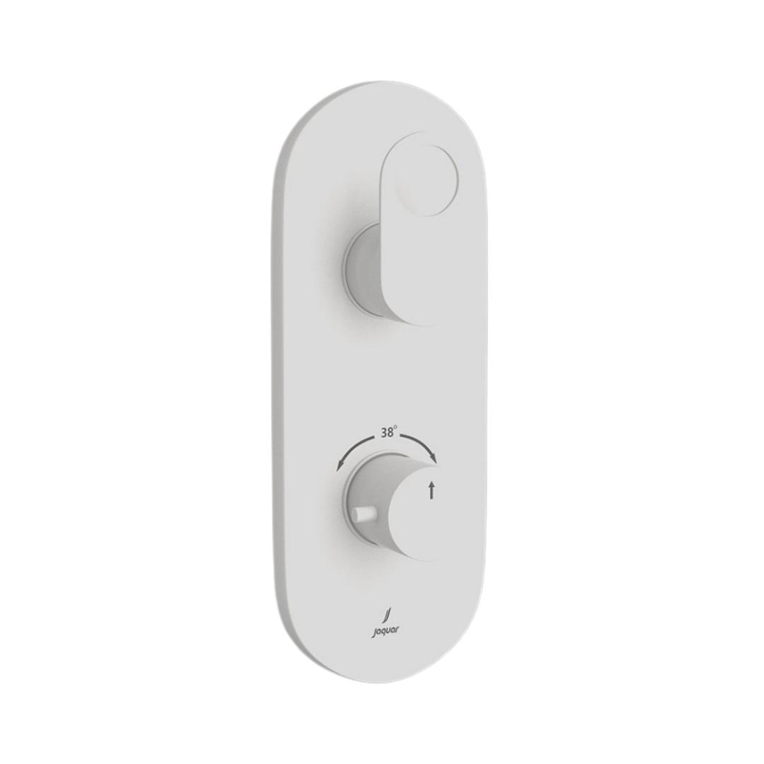 Jaquar 1 Way Thermostatic Diverter Ornamix Prime ORP-WHM-10661PM Normal Flow - White Matt Finish