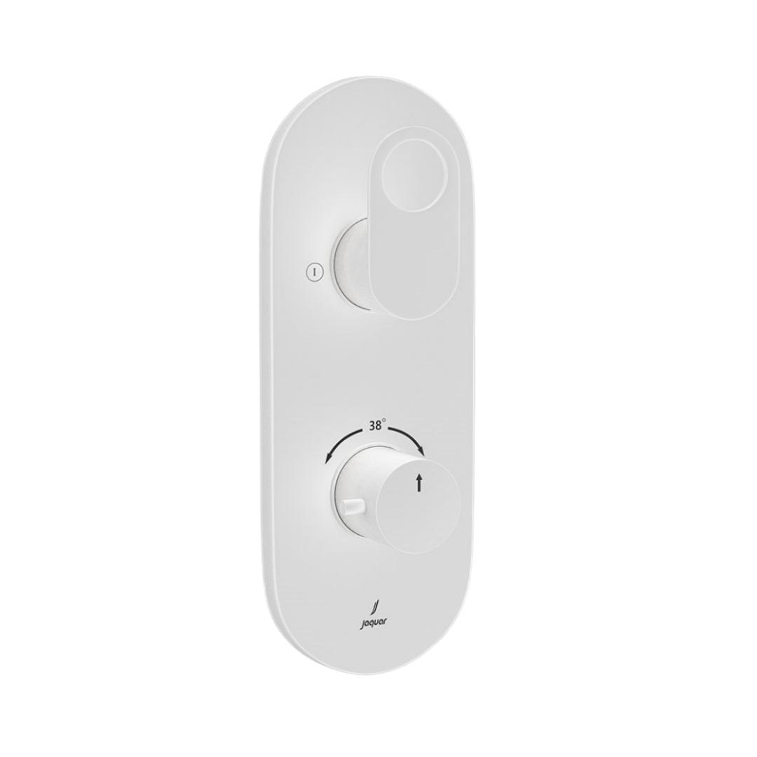 Jaquar 2 Way Thermostatic Diverter Ornamix Prime ORP-WHM-10681PM Normal Flow - White Matt Finish
