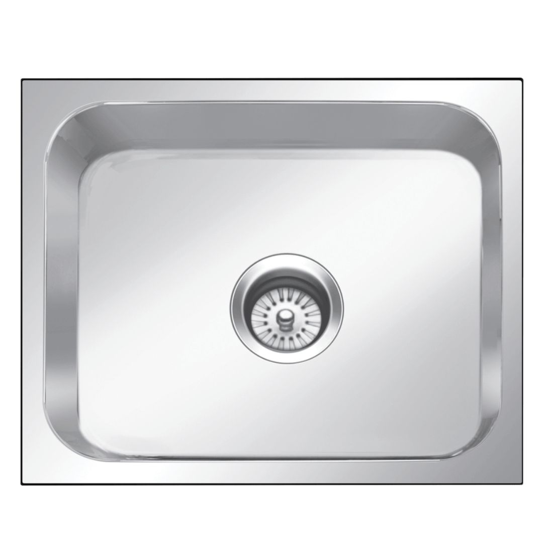 Nirali Stainless Steel Sink Rectangular Straight Range ORRA ( 21 x 18 inches ) - Satin