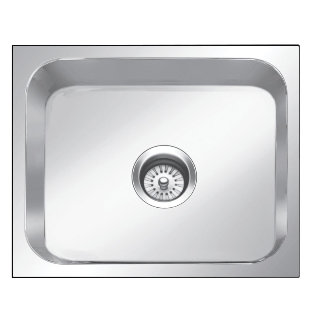 Nirali Stainless Steel Sink Rectangular Straight Range ORRA ( 24 x 20 inches ) - Satin