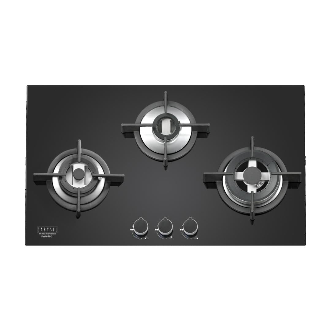 Carysil 78 cm 3 Burner Hob Passilo Series PASSILO 78 3