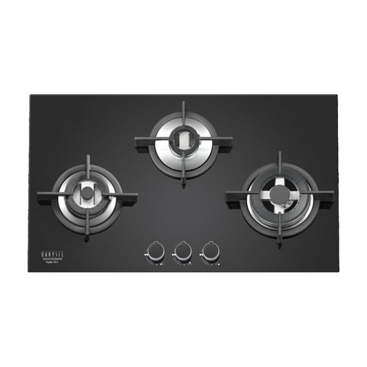 Carysil 78 cm 3 Burner Hob Passilo Series PASSILO 78 3