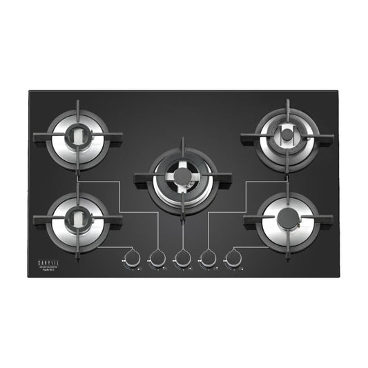 Carysil 90 cm 5 Burner Hob Passilo Series PASSILO 90 5