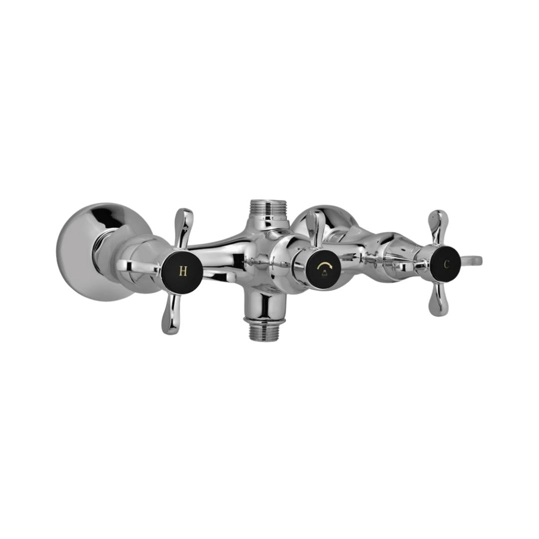 Jaquar 2 Way Wall Mixer Queens Prime QQP-CHR-7215PM Normal Flow - Chrome Finish
