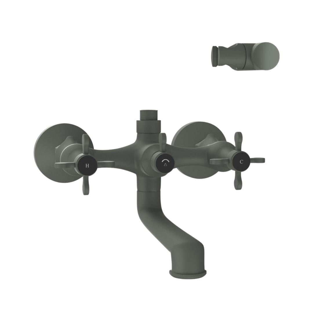 Jaquar 2 Way Wall Mixer Queens Prime QQP-GRF-7267PM Normal Flow - Graphite Finish