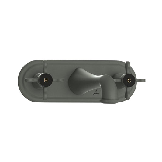 Jaquar Wall Mounted Basin Mixer Queens Prime QQP-GRF-7433PM - Graphite