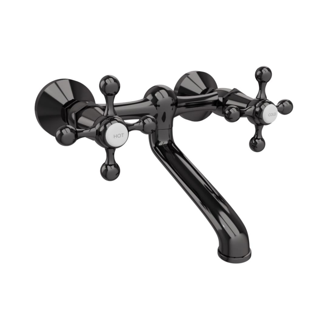 Jaquar 1 Way Wall Mixer Queen's QQT-BCH-7219 Normal Flow - Black Chrome Finish