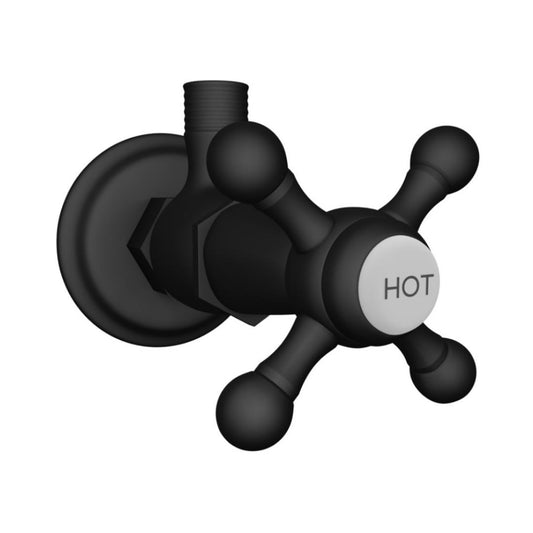 Jaquar Basin Area Angle Valve Queens QQT-BLM-7053 - Black Matt