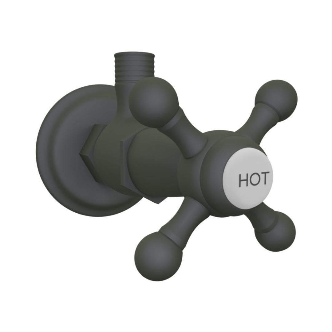 Jaquar Basin Area Angle Valve Queens QQT-GRF-7053 - Graphite