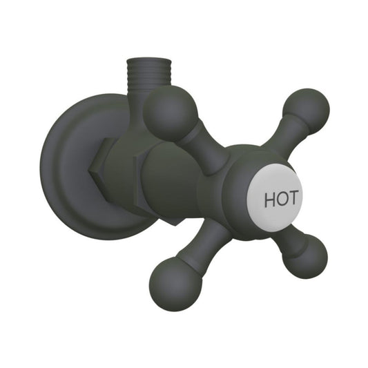 Jaquar Basin Area Angle Valve Queens QQT-GRF-7053 - Graphite