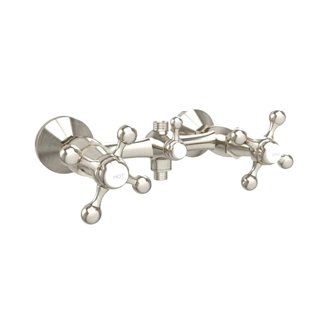 Jaquar 2 Way Wall Mixer Queen's QQT-SSF-7215 Normal Flow - Stainless Steel Finish