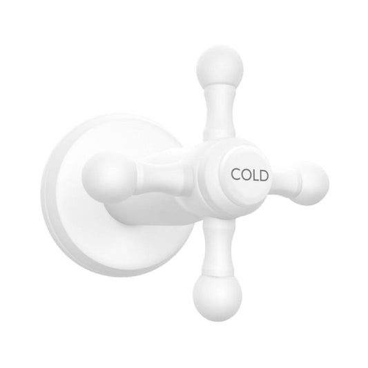 Jaquar Basin Area Stop Valve Queens QQT-WHM-7083 - White Matt