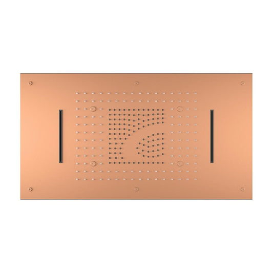 Colston Multi Flow Overhead Shower TASMANIA RG - Rose Gold