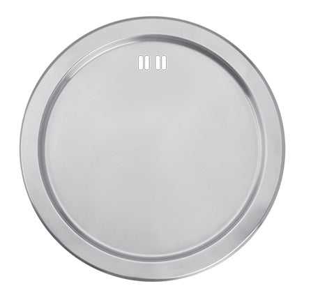 Nirali Stainless Steel Sink D'Signo Range ROUND SINK LID ( 17.5 x 17.5 inches ) - Glossy