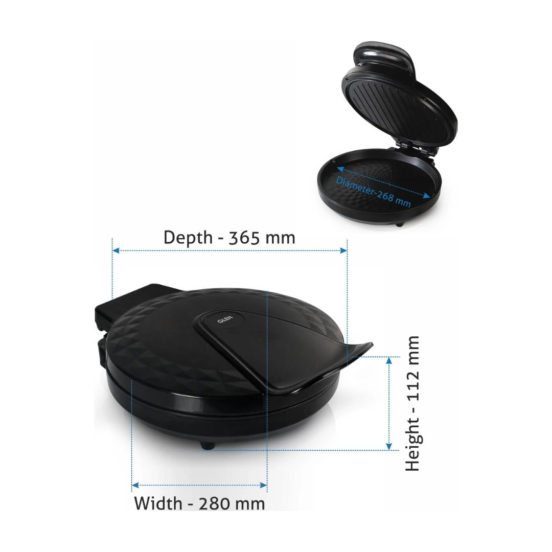 Glen Pizza Grill Maker SA 3033PG Black