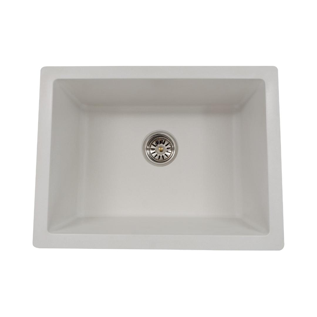 Hindware Quartz Sink Sapphire SAPPHIRE 18 X 16 X 8 ( 18 x 16 inches ) - White DX
