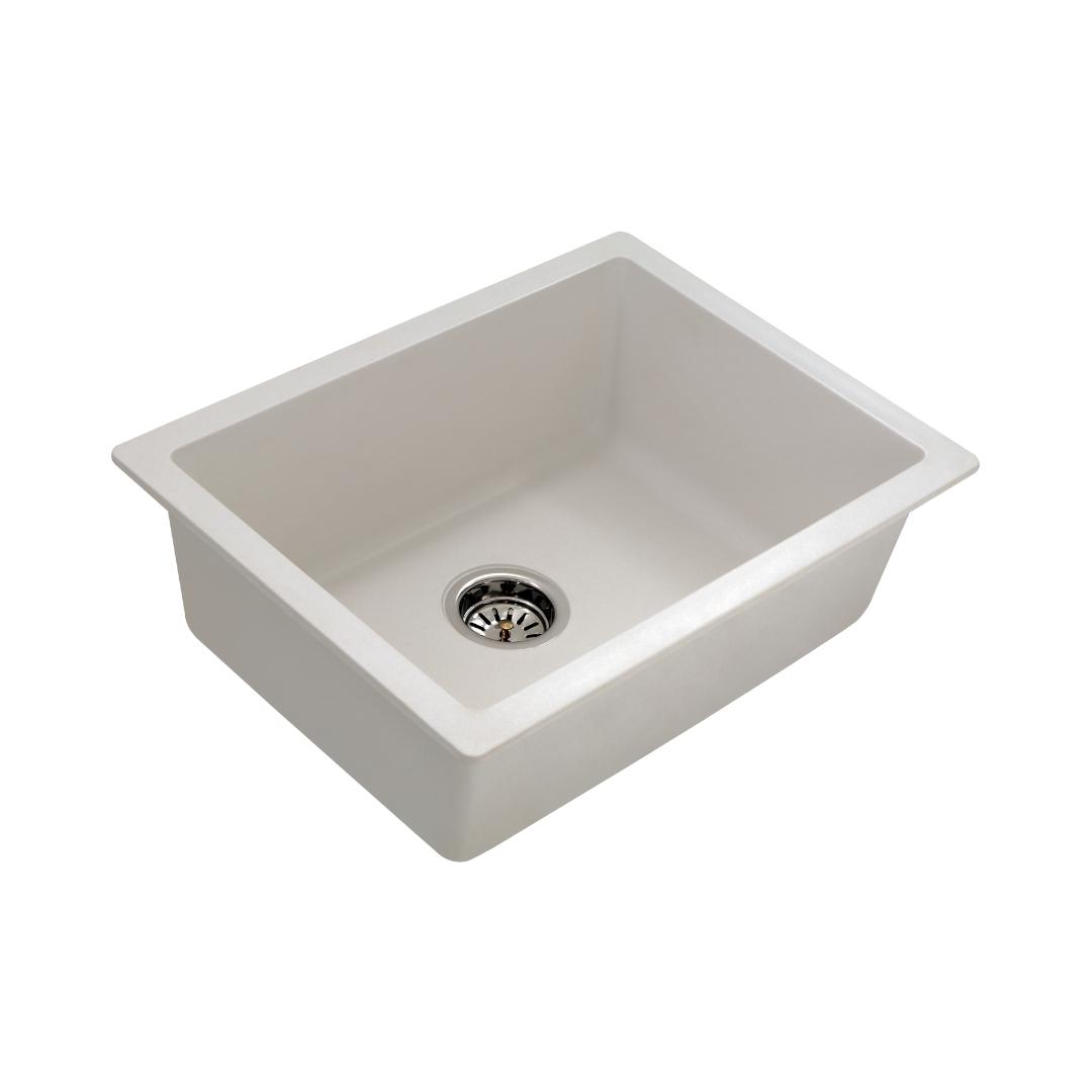 Hindware Quartz Sink Sapphire SAPPHIRE 18 X 16 X 8 ( 18 x 16 inches ) - White DX