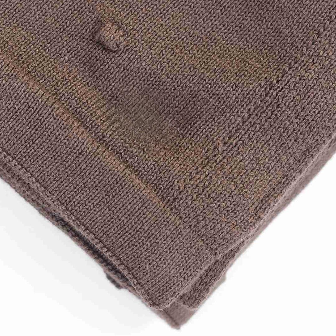 Bubble Marley Brown Cotton Knitted Throw Blanket (50 in x 60 in)
