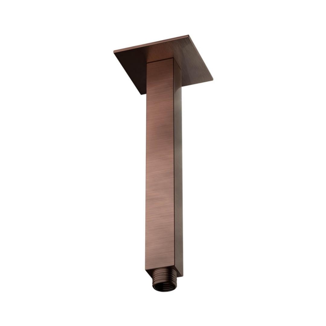 Jaquar Ceiling Mounted Square 200 mm Shower Arm SHA-ACR-457L200 - Antique Copper