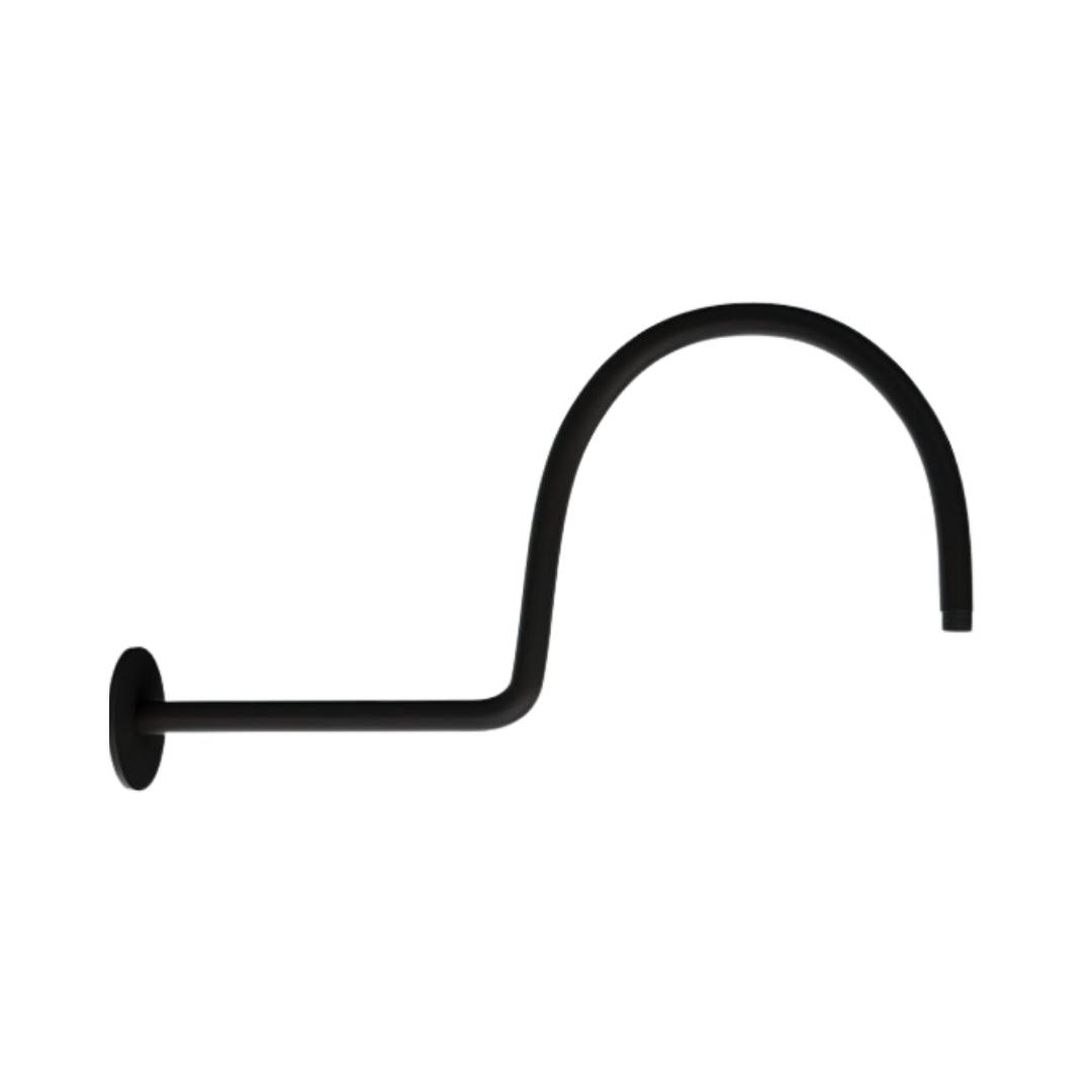 Jaquar Wall Mounted Round 460 mm Shower Arm SHA-BLM-485 - Black Matt