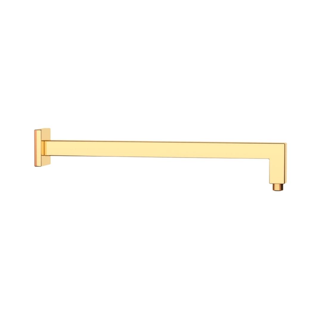 Jaquar Wall Mounted Square 400 mm Shower Arm SHA-GBP-455L400 - Gold Matt PVD