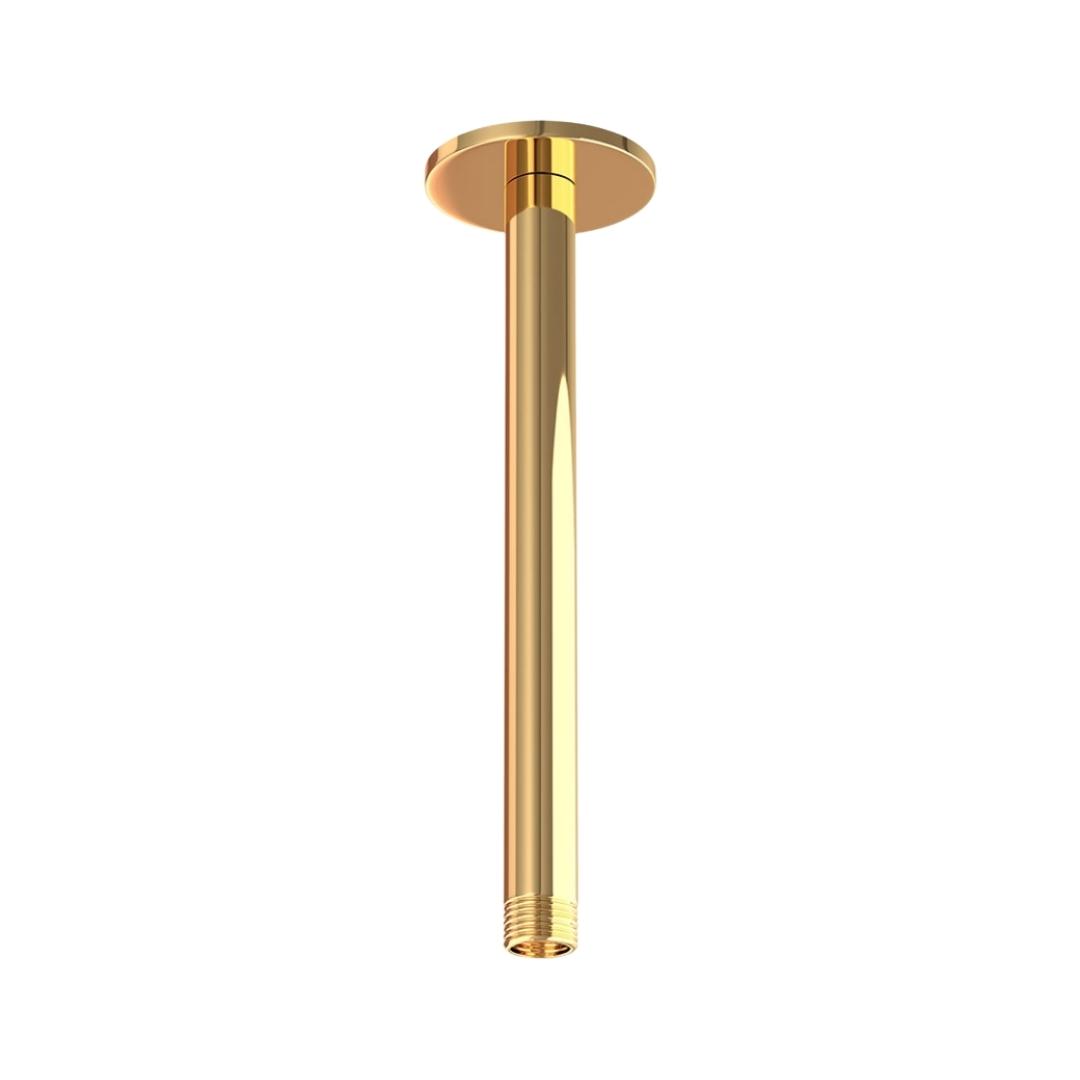 Jaquar Ceiling Mounted Round 280 mm Shower Arm SHA-GLD-475L280 - Full Gold