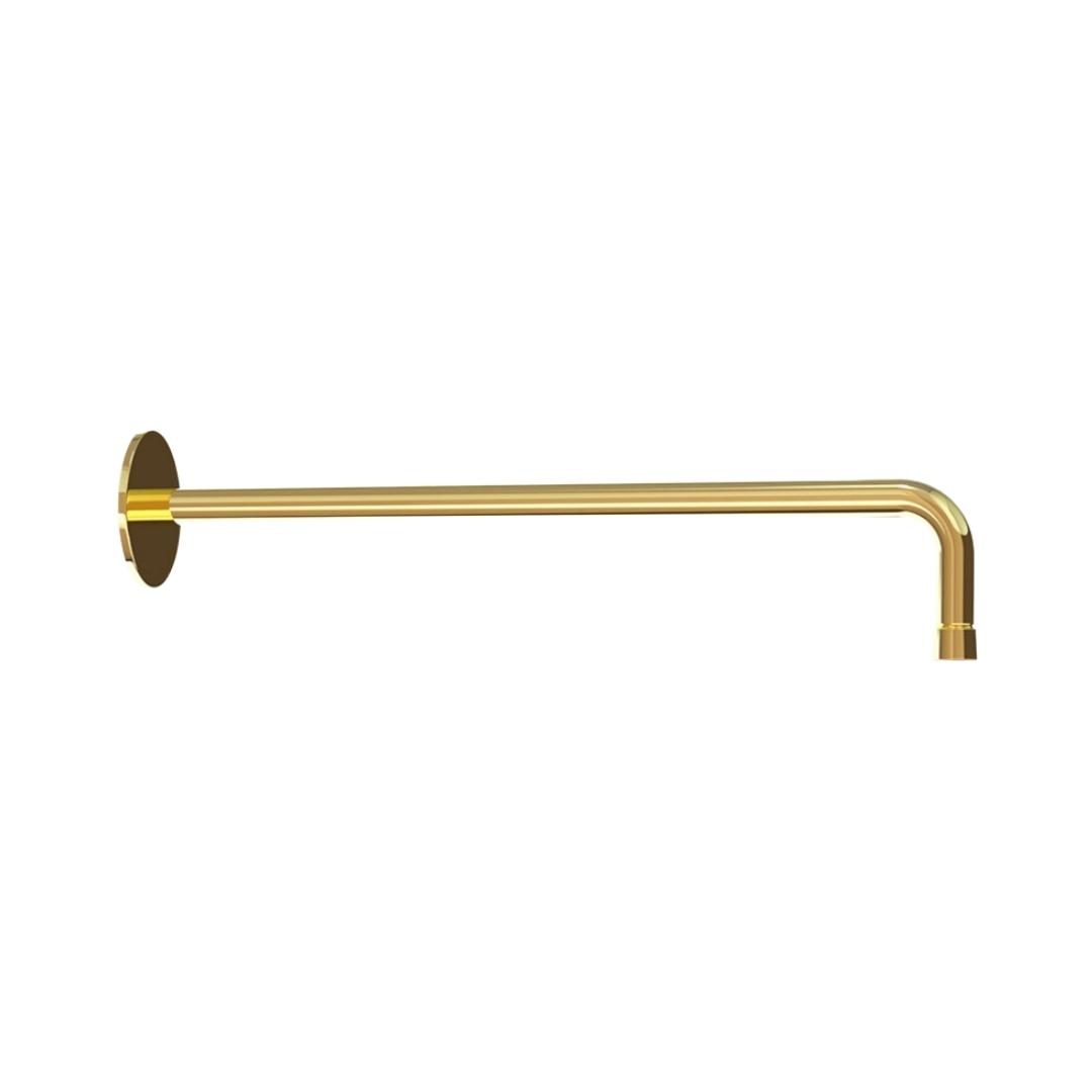 Jaquar Wall Mounted Round 600 mm Shower Arm SHA-GLD-479L600 - Full Gold