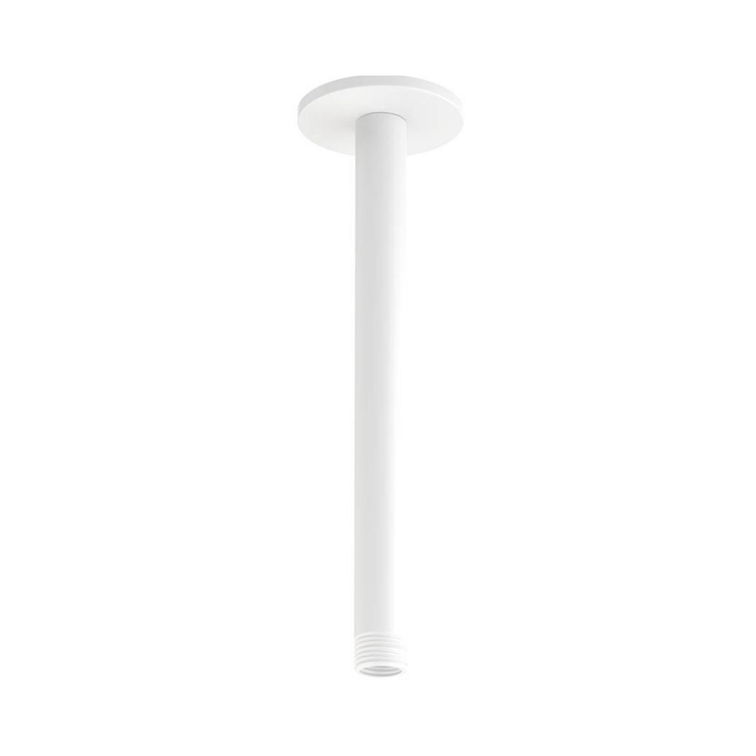 Jaquar Ceiling Mounted Round 100 mm Shower Arm SHA-WHM-475L100 - White Matt