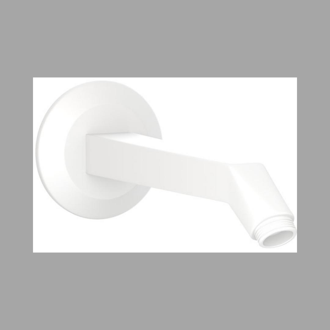 Jaquar Wall Mounted Round 190 mm Shower Arm SHA-WHM-483 - White Matt