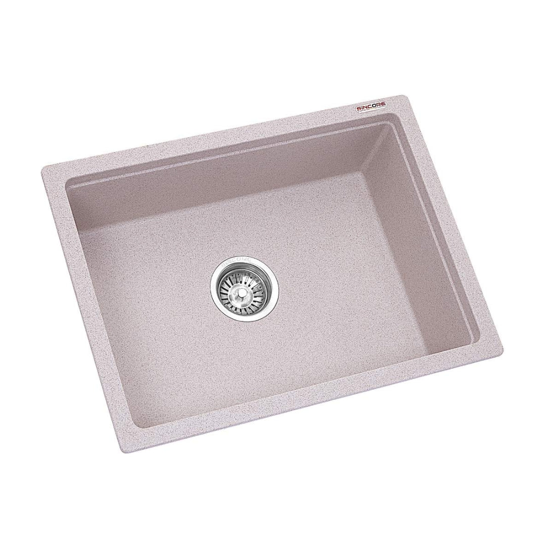 Sincore Quartz Sink ARIEL LARGE ( 24 x 18 inches ) - Dotted Brown