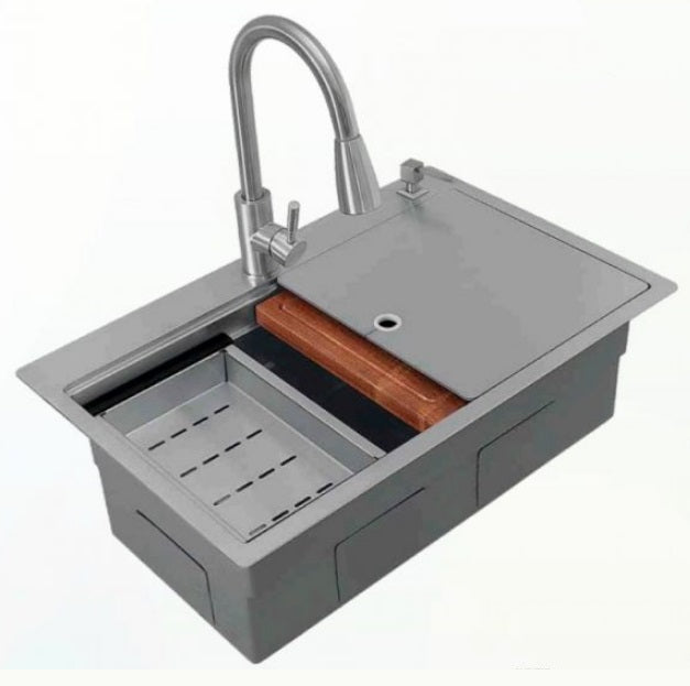 Sincore Stainless Steel Sink Hand Crafted Series SATELLITE ( 29.5 x 19 inches ) - Matt