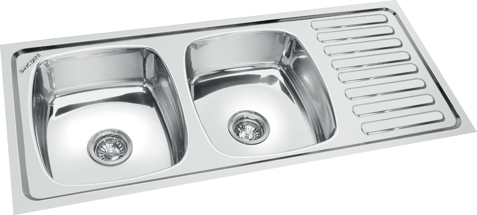 Sincore Stainless Steel Sink Premium Series SATURN ( 45 x 20 inches ) - Matt