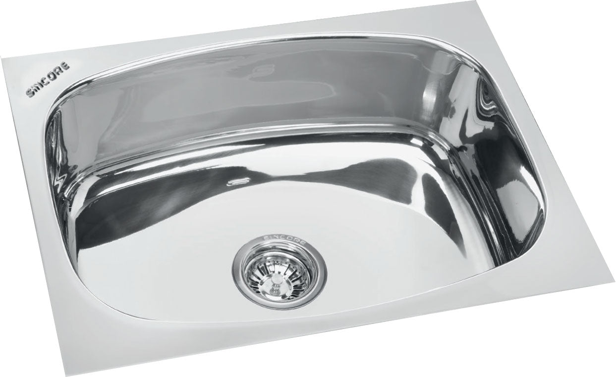 Sincore Stainless Steel Sink Premium Series SPLASH SUPER ( 24 x 20 inches ) - Anti-Scratch