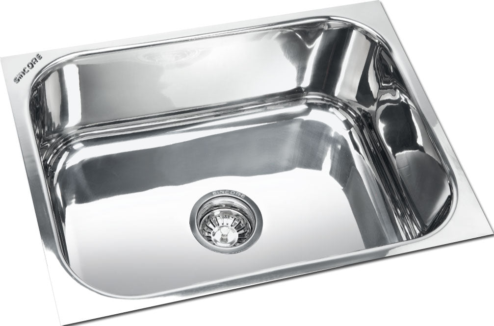 Sincore Stainless Steel Sink Premium Series SQUARE CUSTOM ( 22 x 18 inches ) - Matt