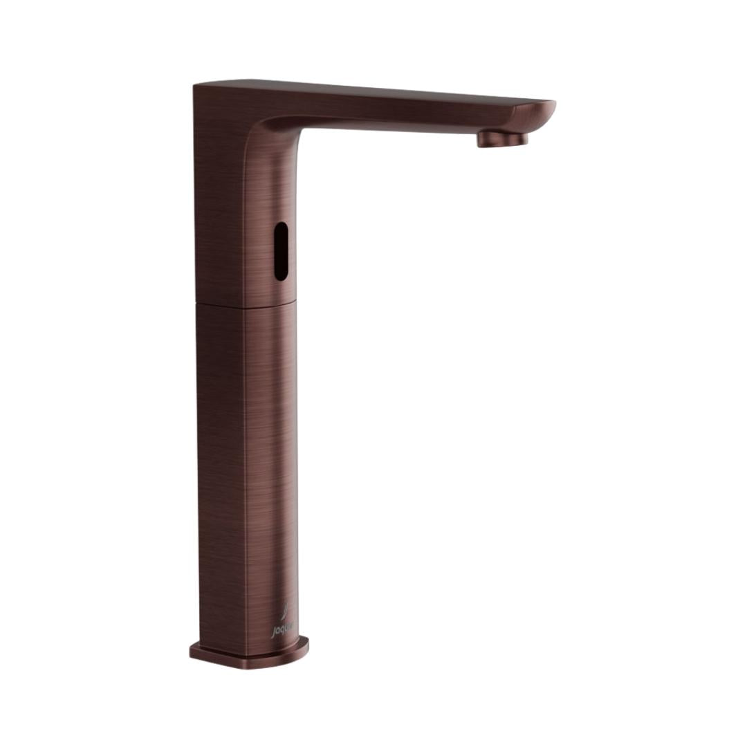Jaquar Table Mounted Tall Boy Sensor Basin Tap Kubix Prime SNR 35017PM - Antique Copper - DC Operated