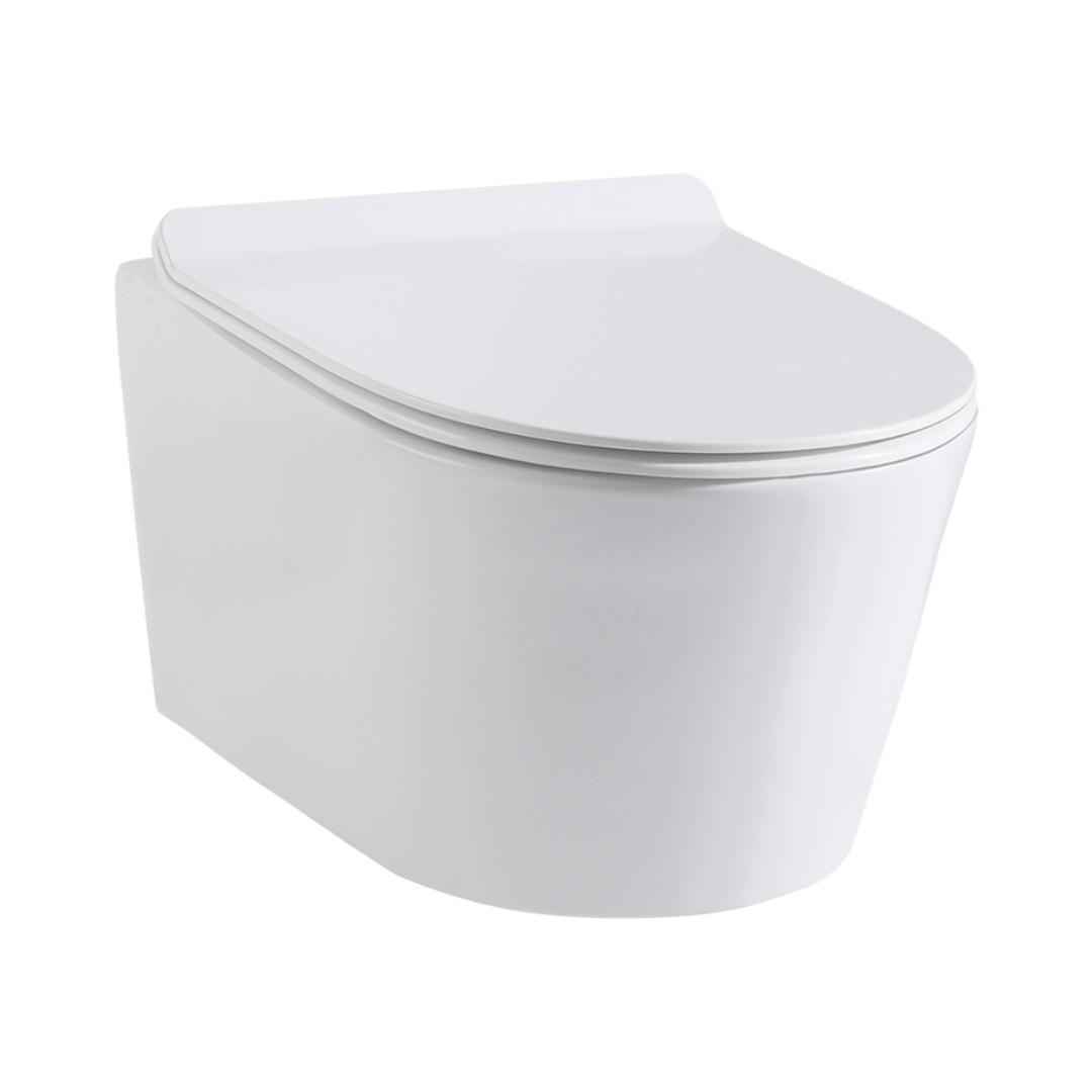 Hindware Wall Mounted White Closet WC Splendor Neo 92574 WHITE with P-Trap